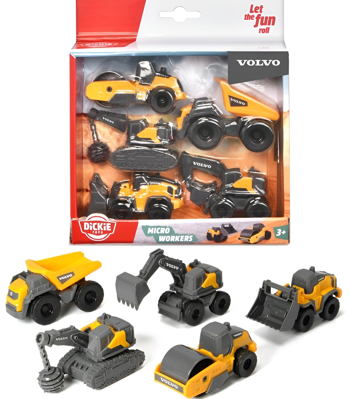 Dickie Toy Town Volvo Micro Workers