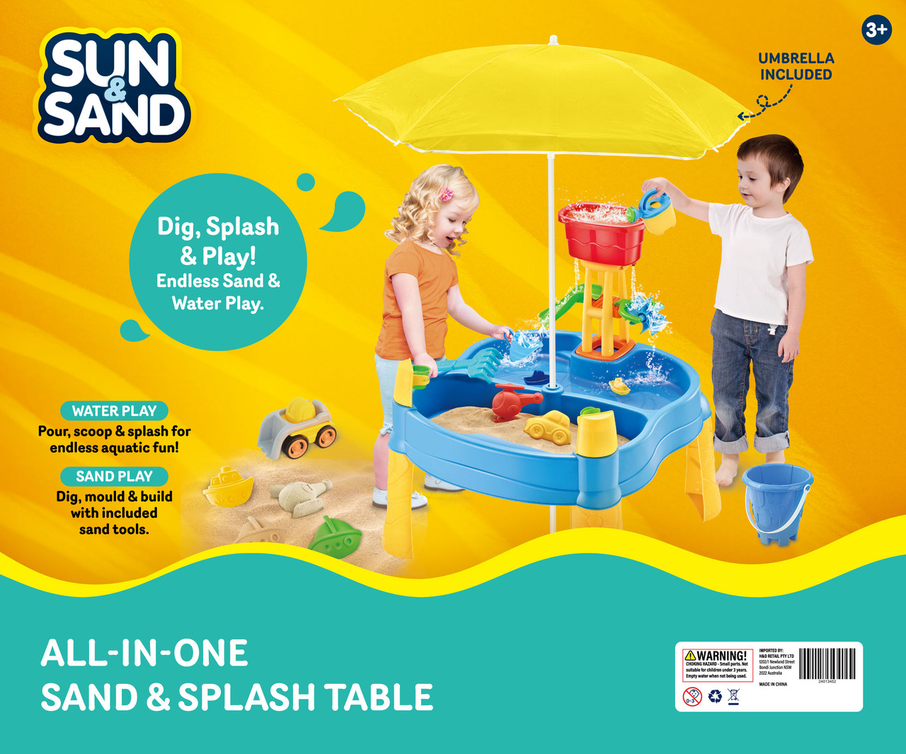 All-in-one Sand & Splash Table