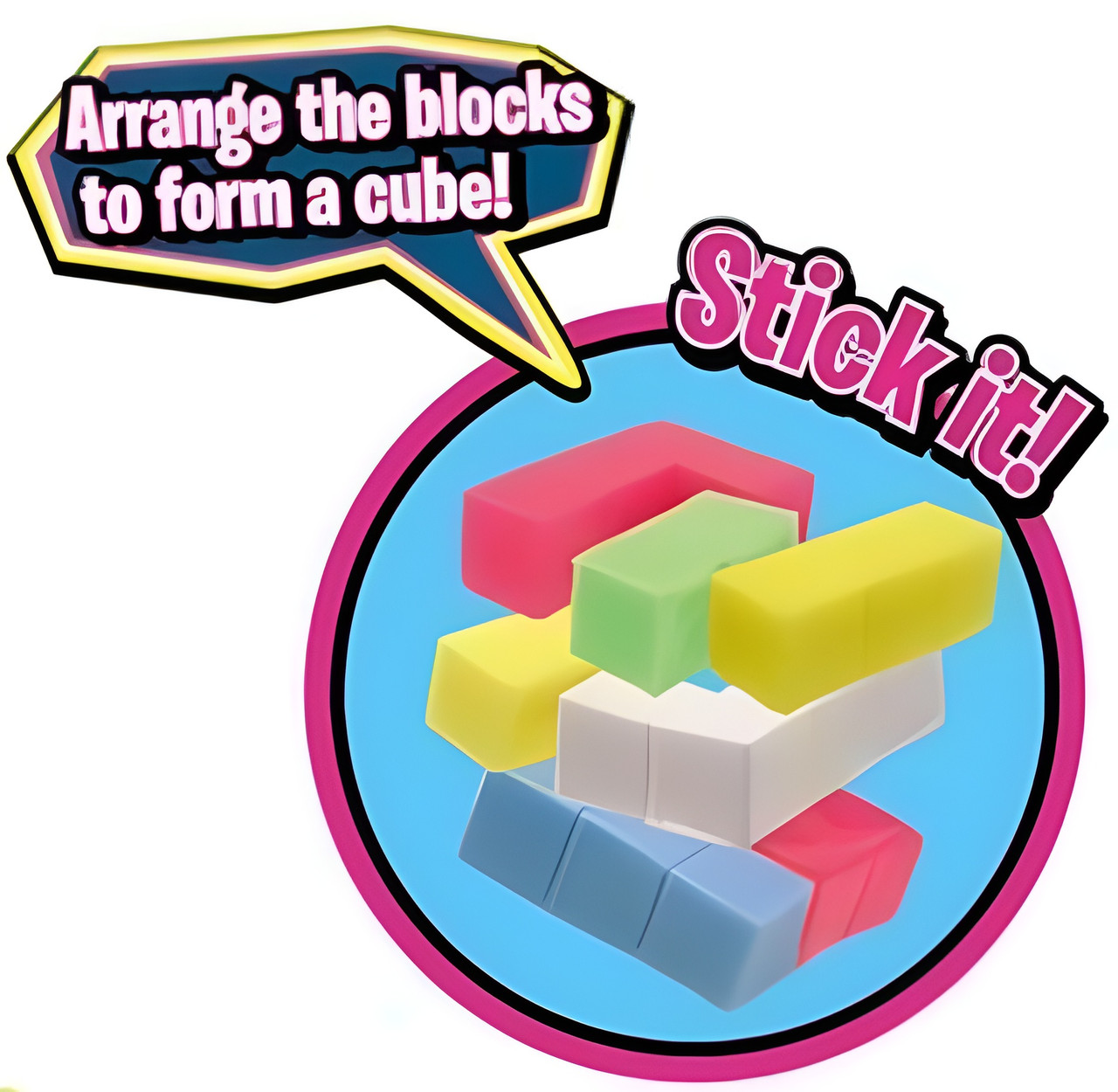 Stick & Stretch Puzzle Blocks