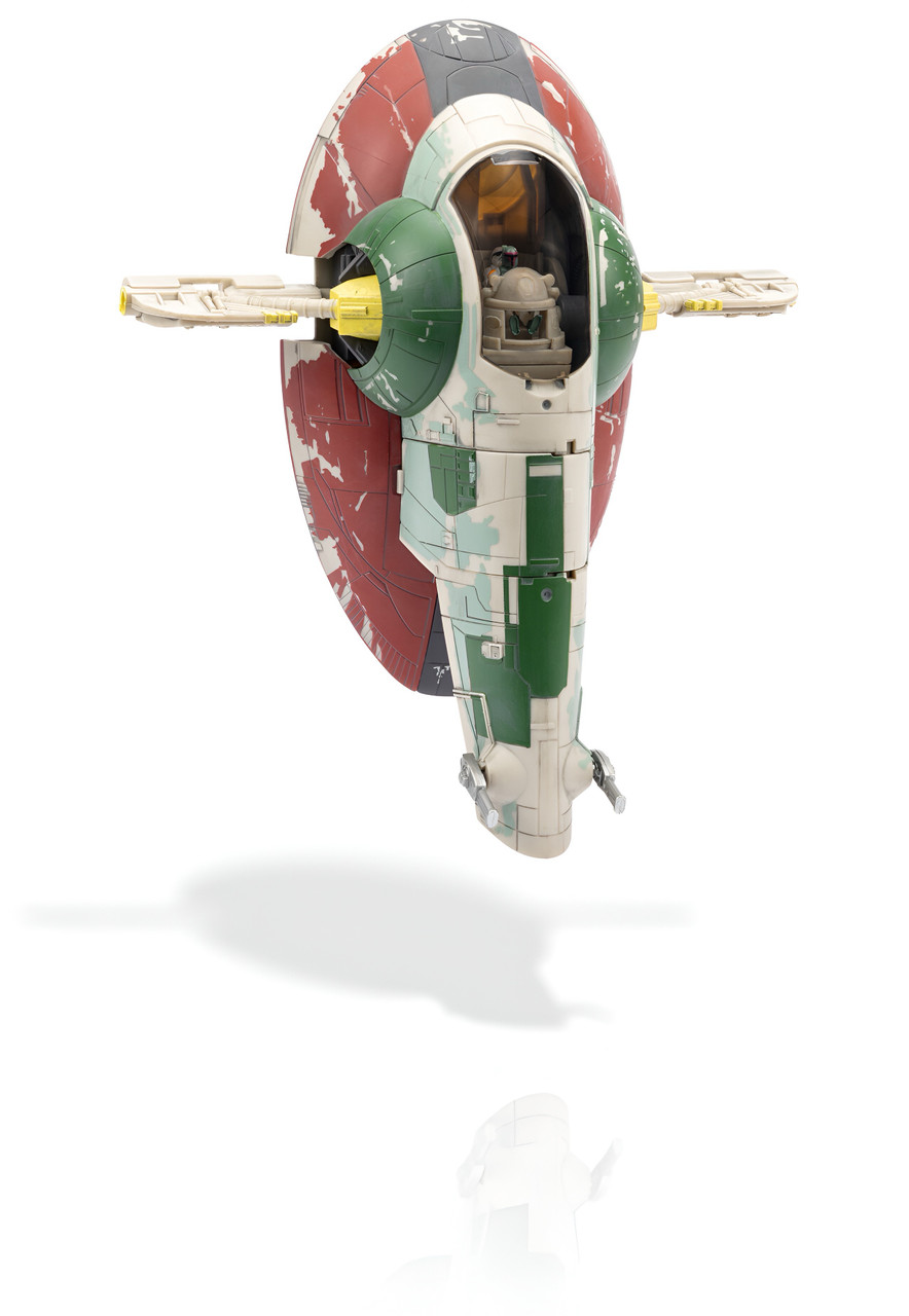 Star Wars Micro Galaxy Squadron 8 inch Boba Fett's Starship