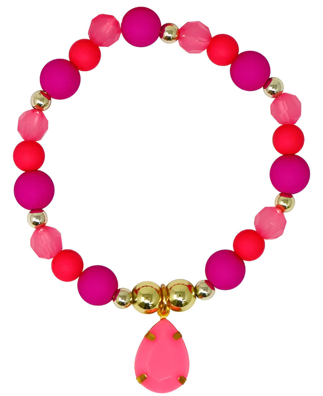 Fairy Delight Beaded Bracelet with Pendant