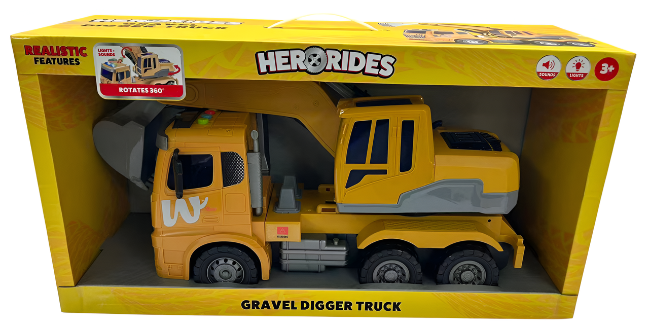 Hero Rides Gravel Digger Truck
