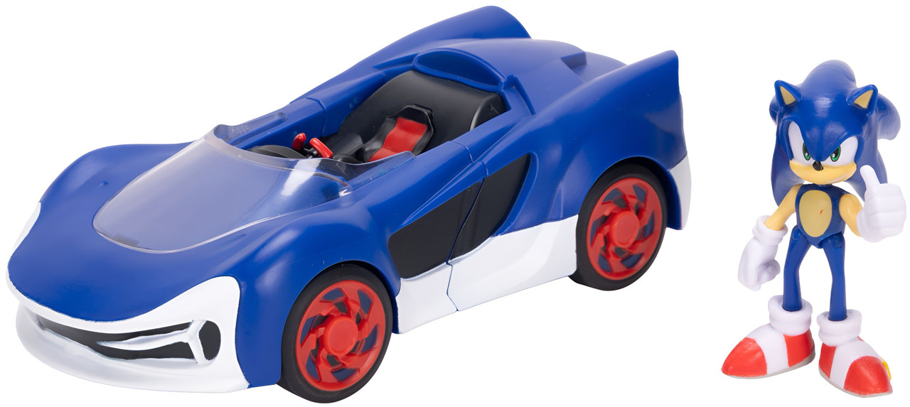 Sonic the Hedgehog 2.5 inch Figures with Rev Up Racer