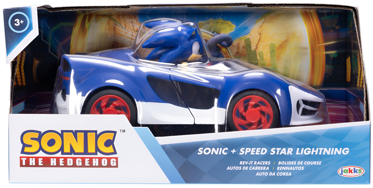 Sonic the Hedgehog 2.5 inch Figures with Rev Up Racer