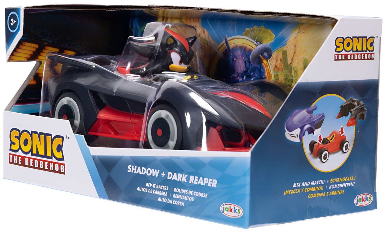 Sonic the Hedgehog 2.5 inch Figures with Rev Up Racer