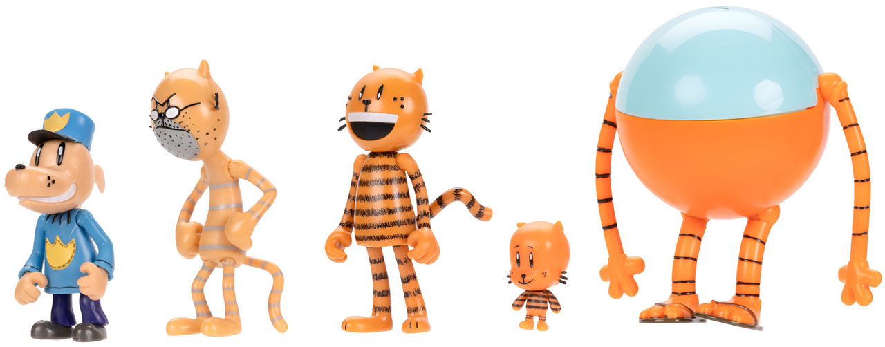 Dog Man 2.5 inch Movie Action Figures Multipack Set - Wave 2