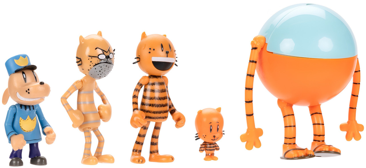 Dog Man 2.5 inch Movie Action Figures Multipack Set - Wave 2