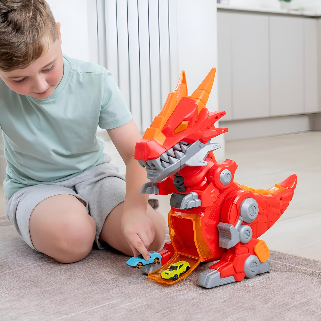 Teamsterz Robo Wreckers Mega Beast Playset