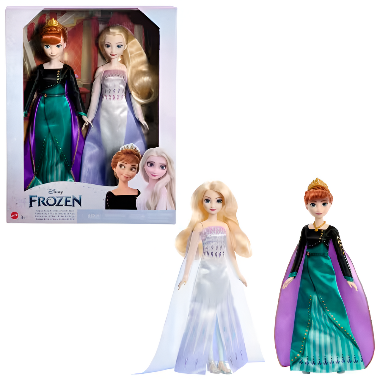 Disney Frozen Anna & Elsa Queen 2 Pack