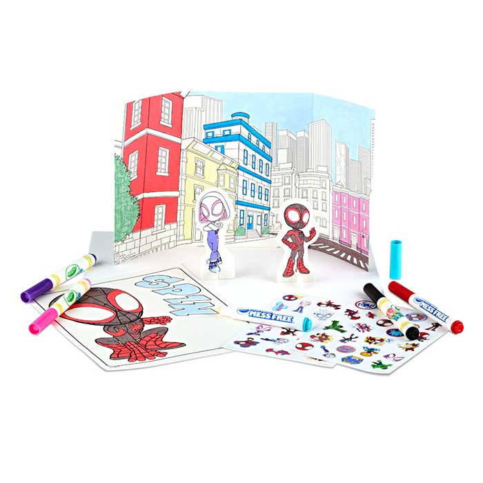 Crayola Colour Wonder Mess Free Activity Kit Spidey and His Amazing Friends