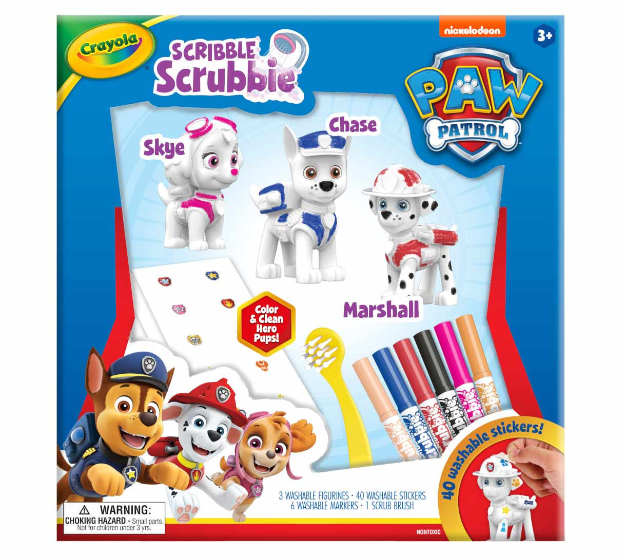 Crayola Scribble Scrubbie Paw Patrol Deluxe Set - 3 count