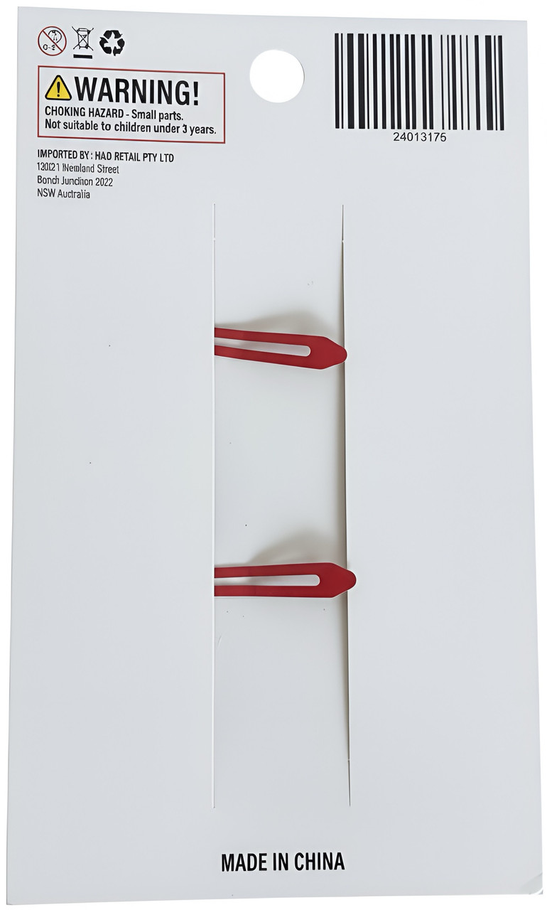 Santa's Festive Hair Clips