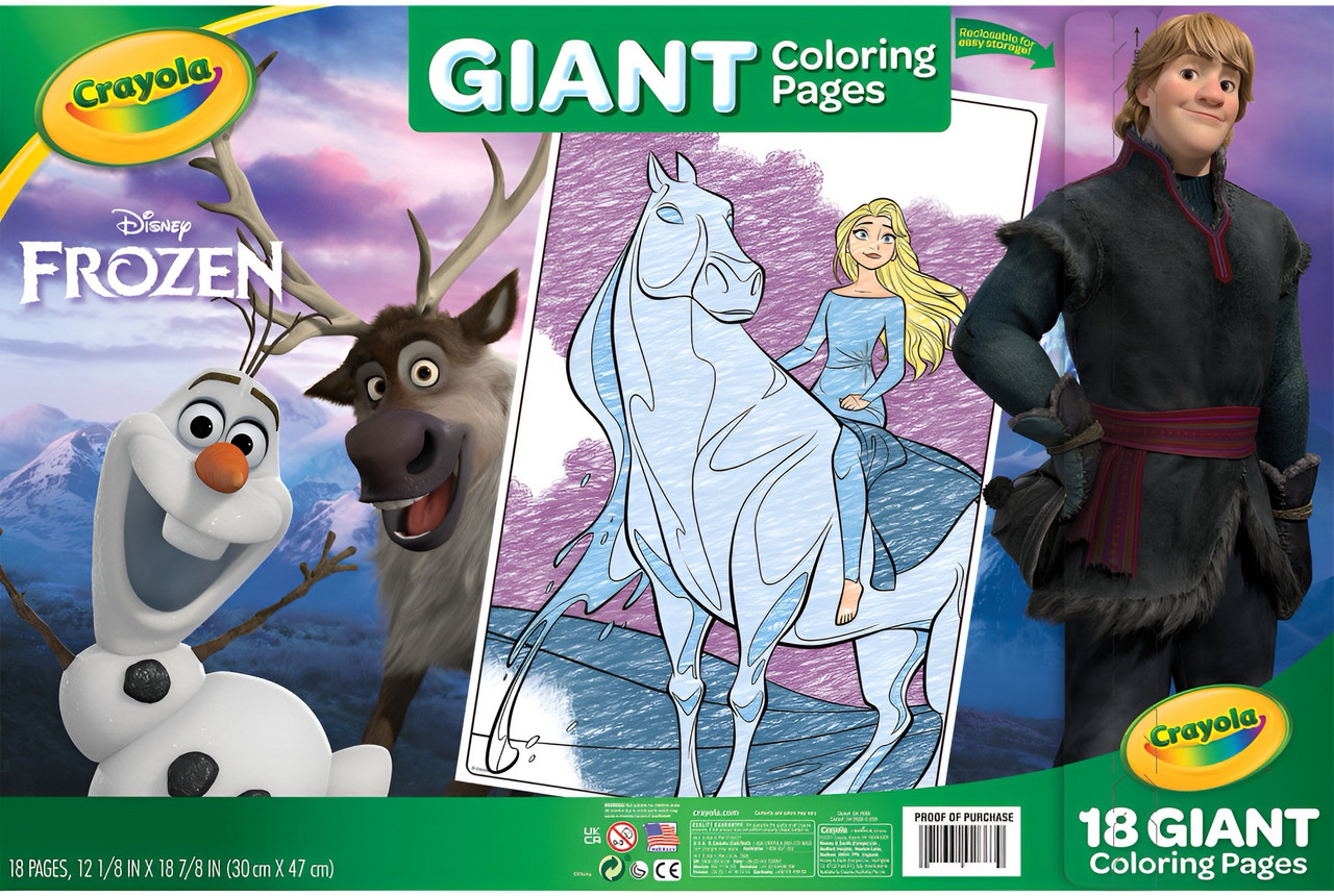 Crayola Giant Frozen Colouring Pages