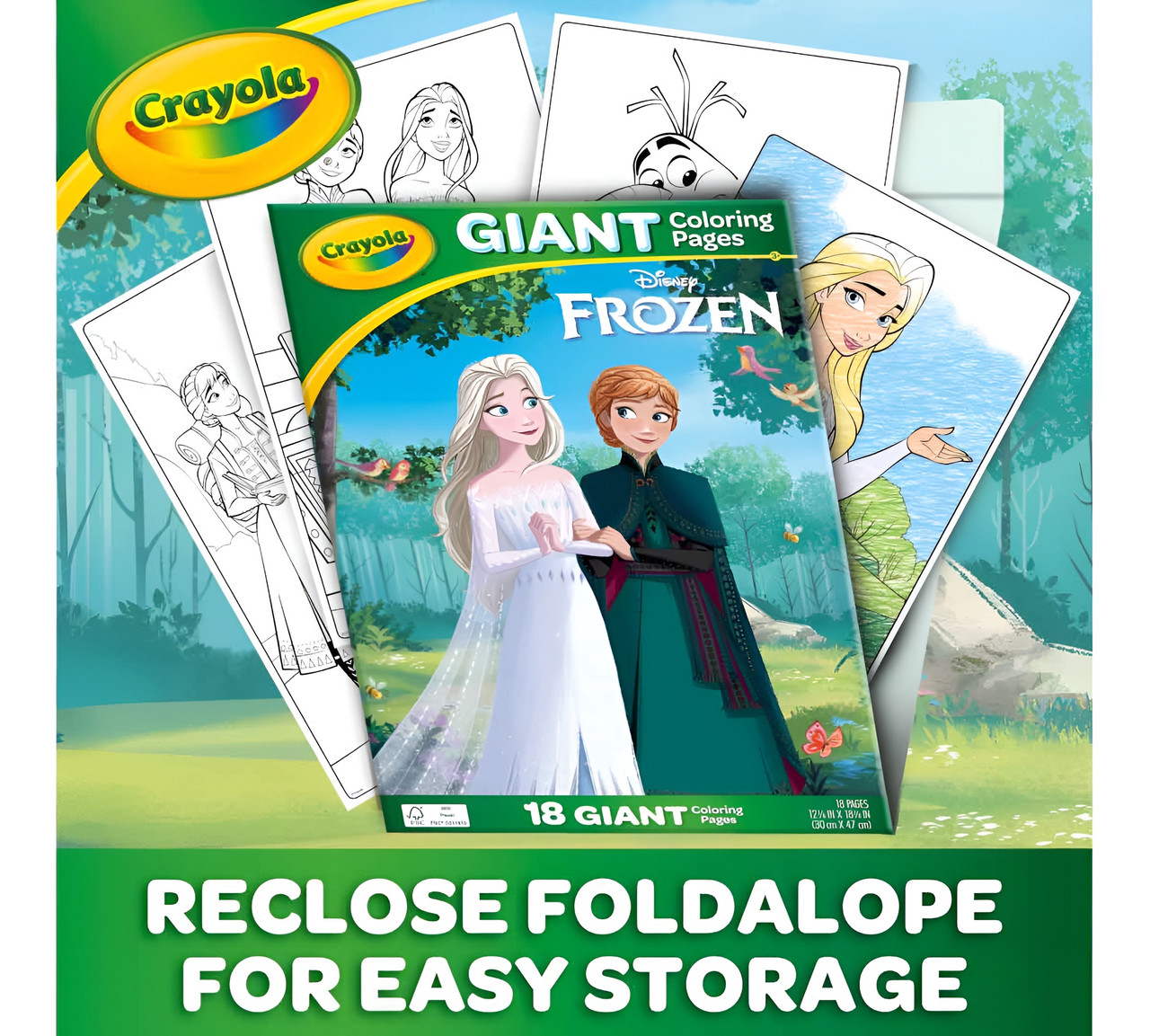 Crayola Giant Frozen Colouring Pages