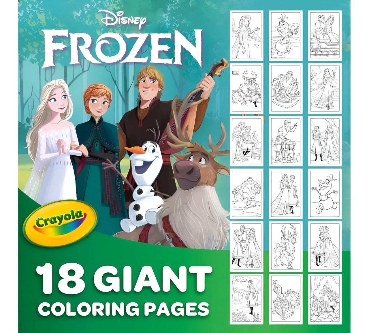 Crayola Giant Frozen Colouring Pages