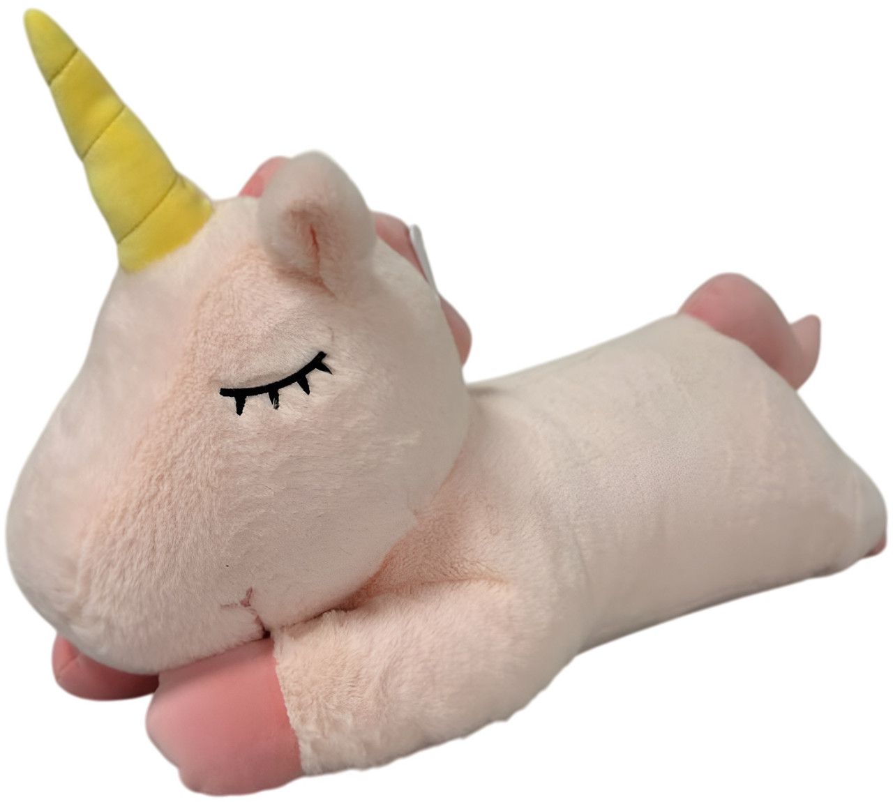 Wonder Co Plush Pink Laying Unicorn 65cm