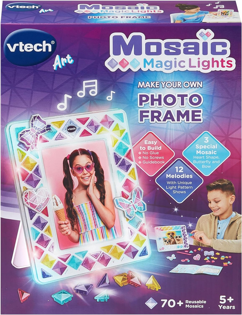 VTech Mosaic Magic Lights Photo Frame Making Kit