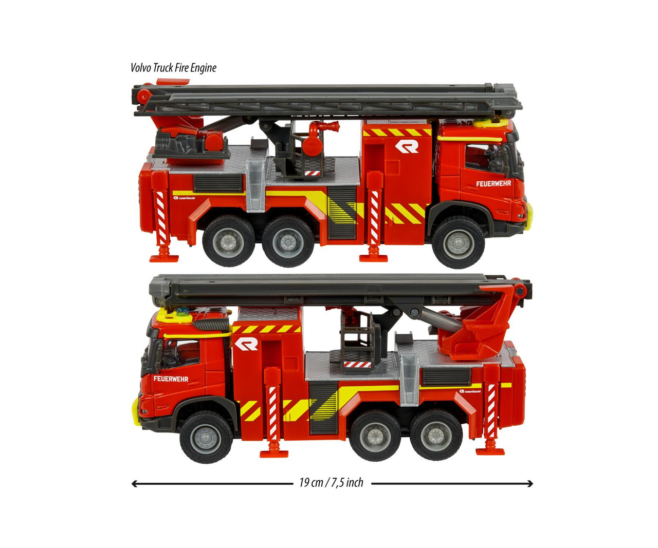 Majorette Volvo FMX Truck Fire Engine