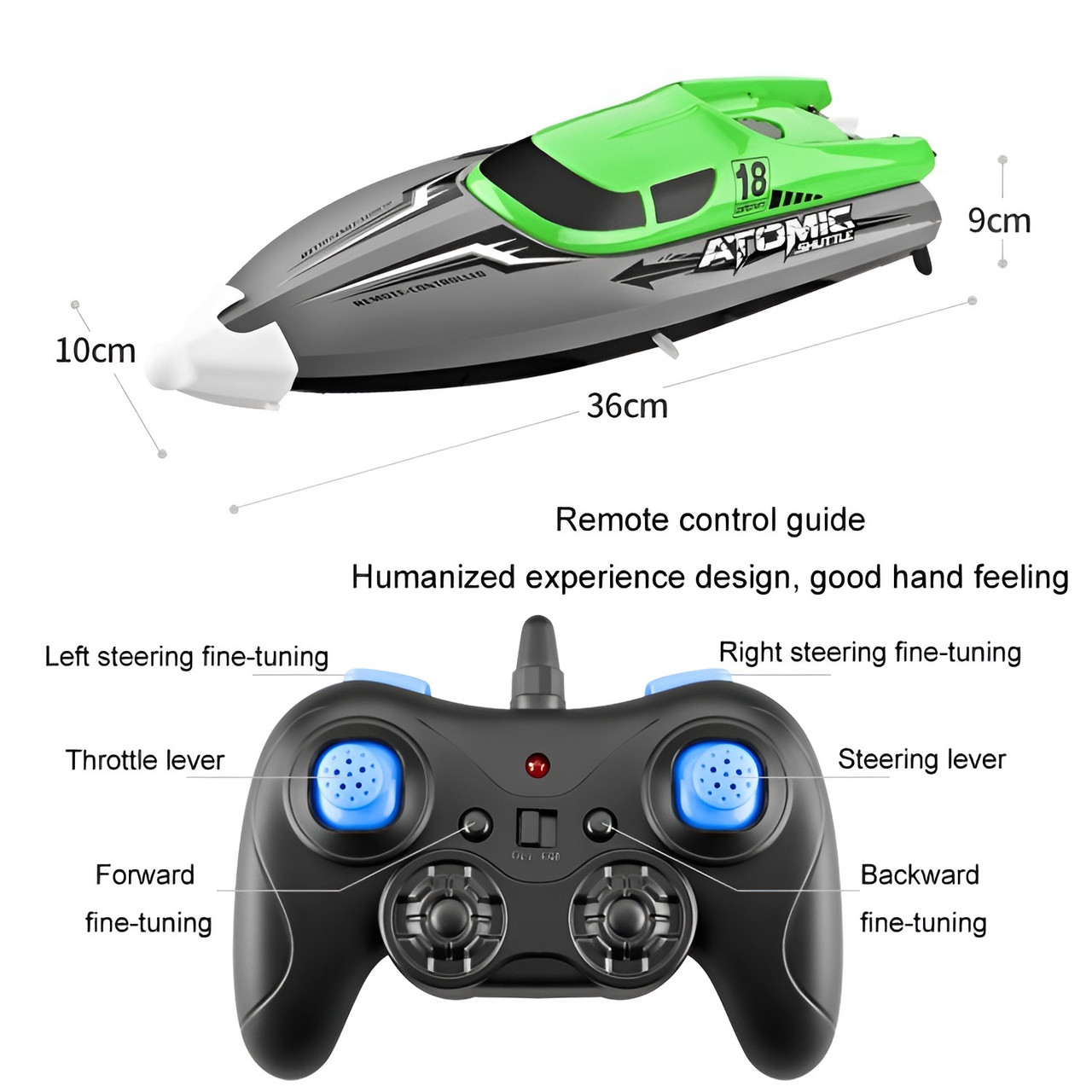 Typhoon XT RC Speedboat