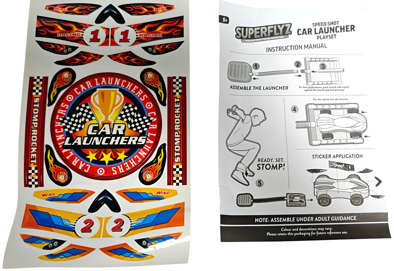 Superflyz Speed Shot Car Launcher Playset