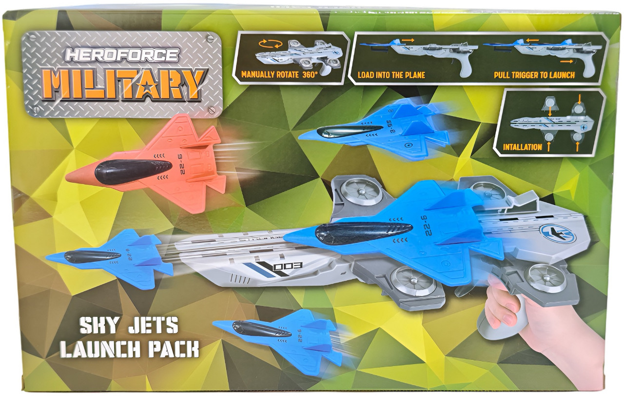 Hero Force Military Sky Jets Launch Pack
