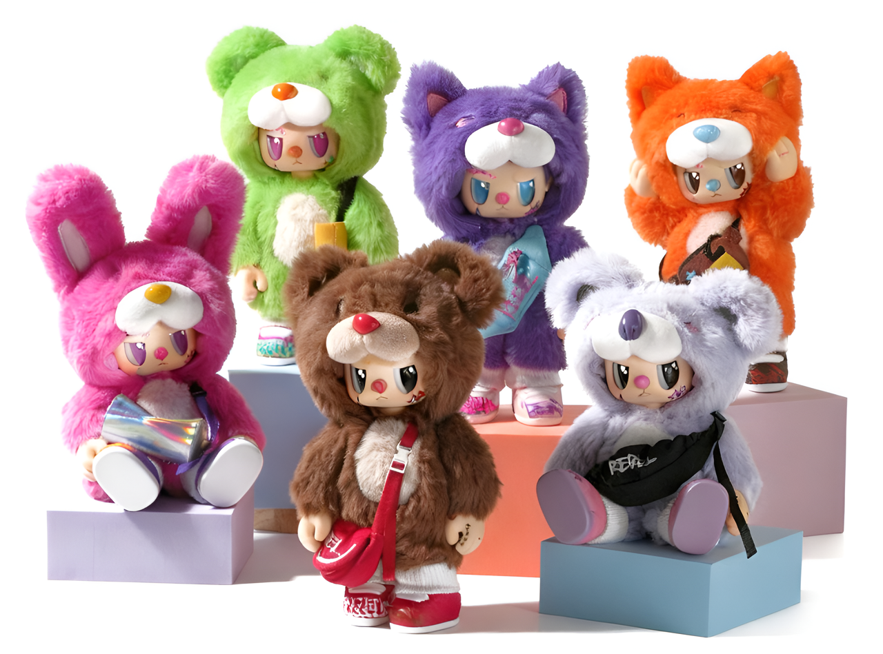 Pop Cuppo Rebel Bear Movable Street - Bag Series 