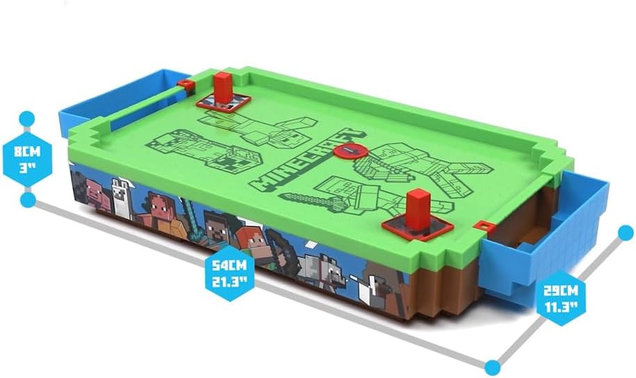 Minecraft Arcade Air Hockey Premium Series Overworld