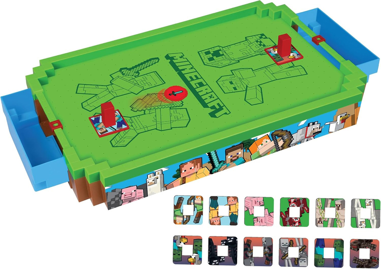 Minecraft Arcade Air Hockey Premium Series Overworld