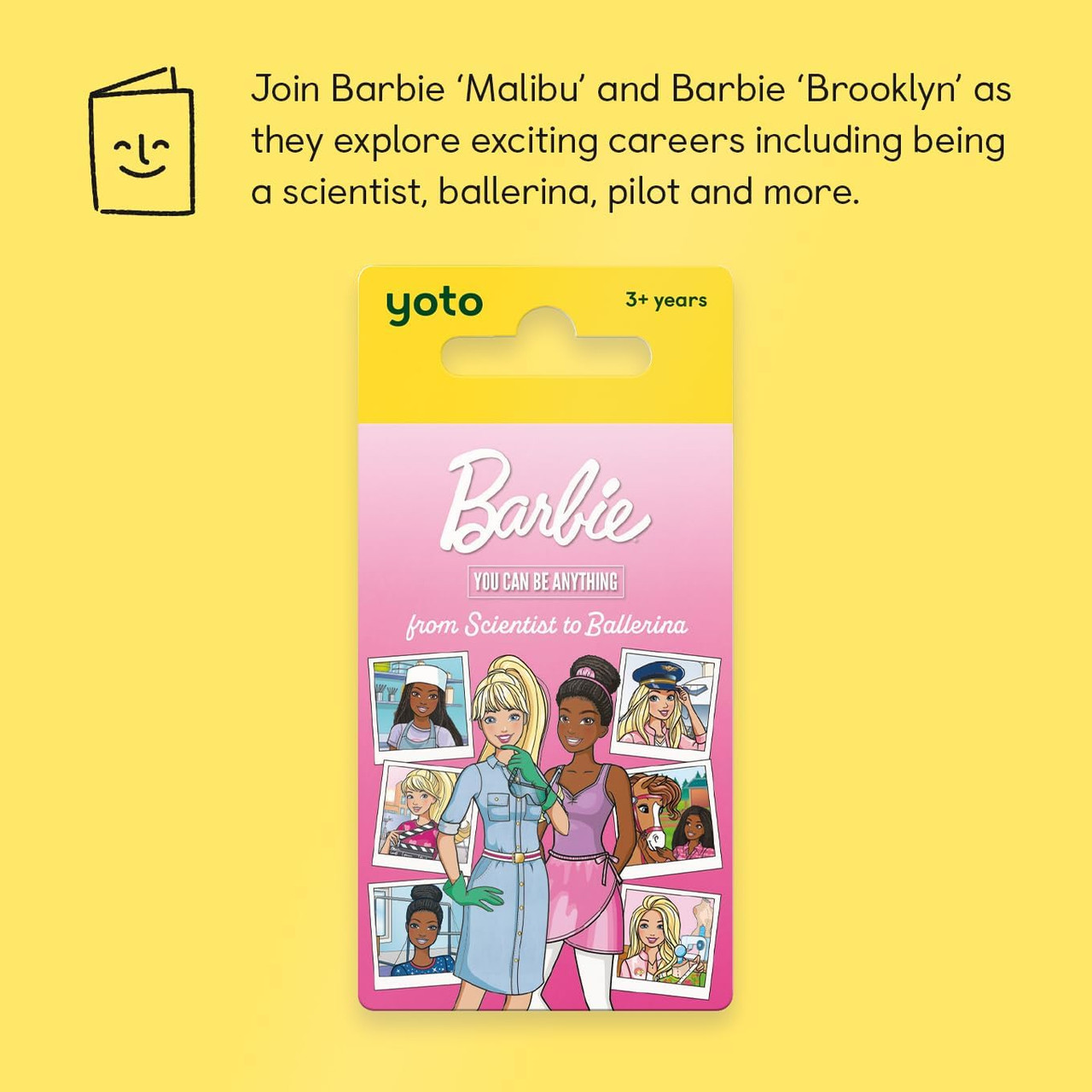 Yoto Barbie You Can Be Anything: From Astronaut to Pet Vet