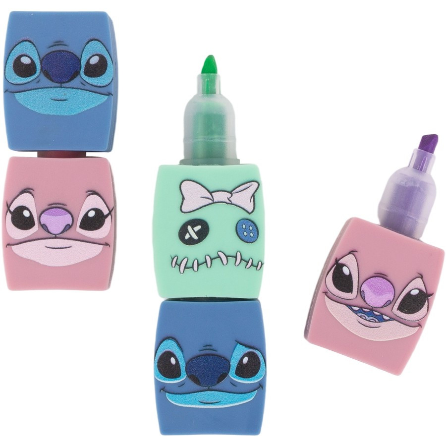 Disney Stitch Stackable Highlighters 4 Pack