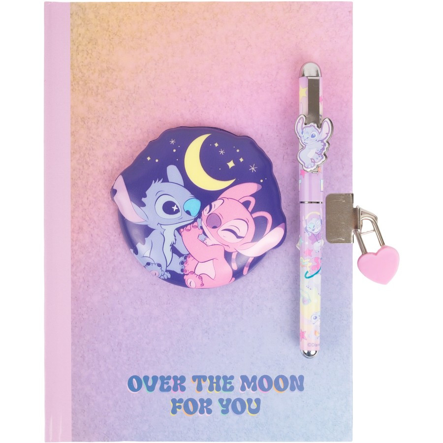 Stitch Lockable Squishy Journal and Pens