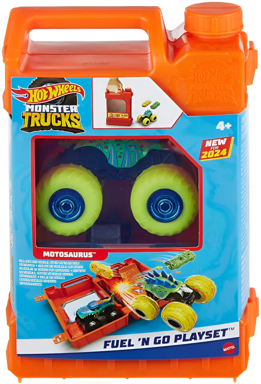 Hot Wheels Monster Trucks Fuel N' Go Playset