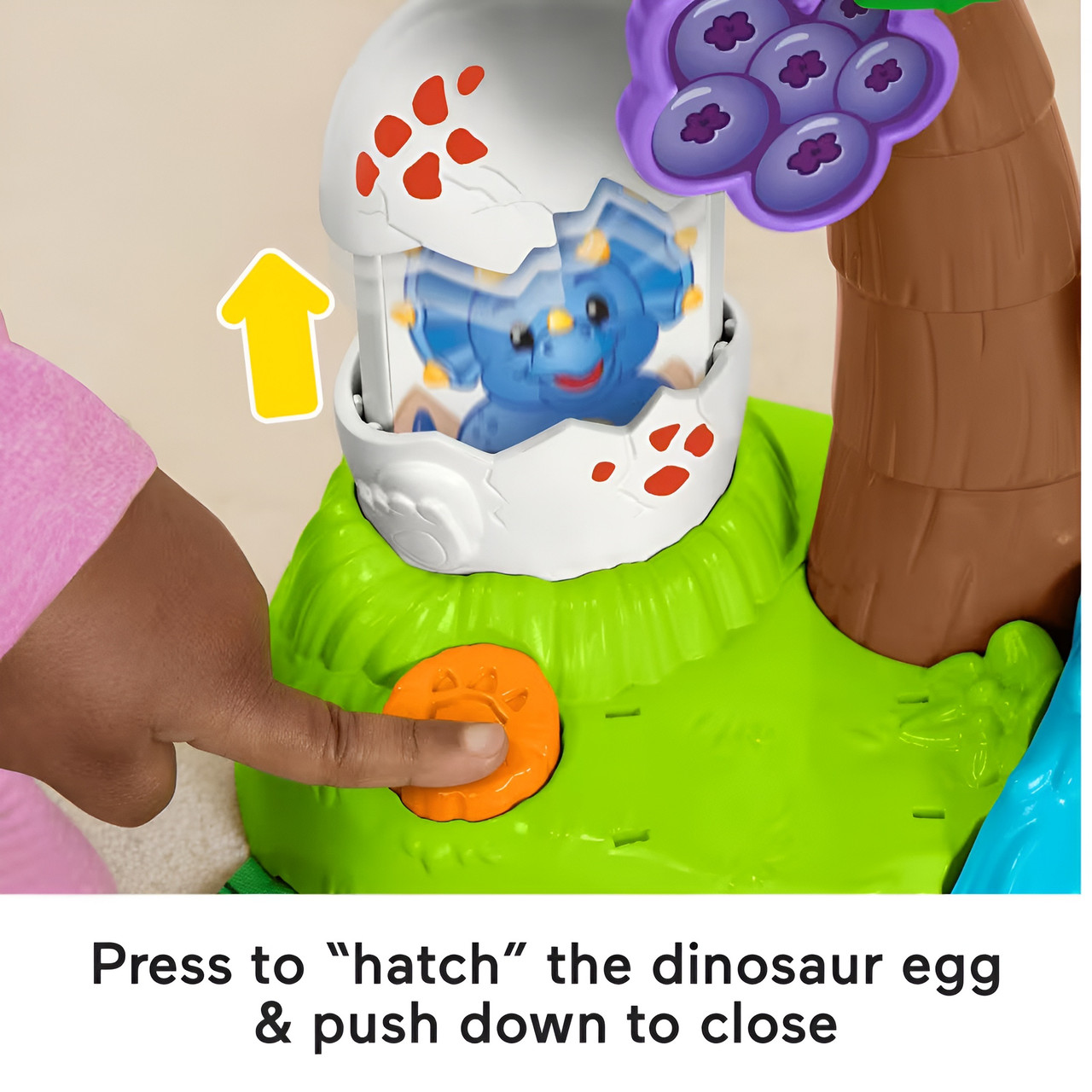 Fisher-Price Little People Dinosaur Village & Play Mat Toddler Playset