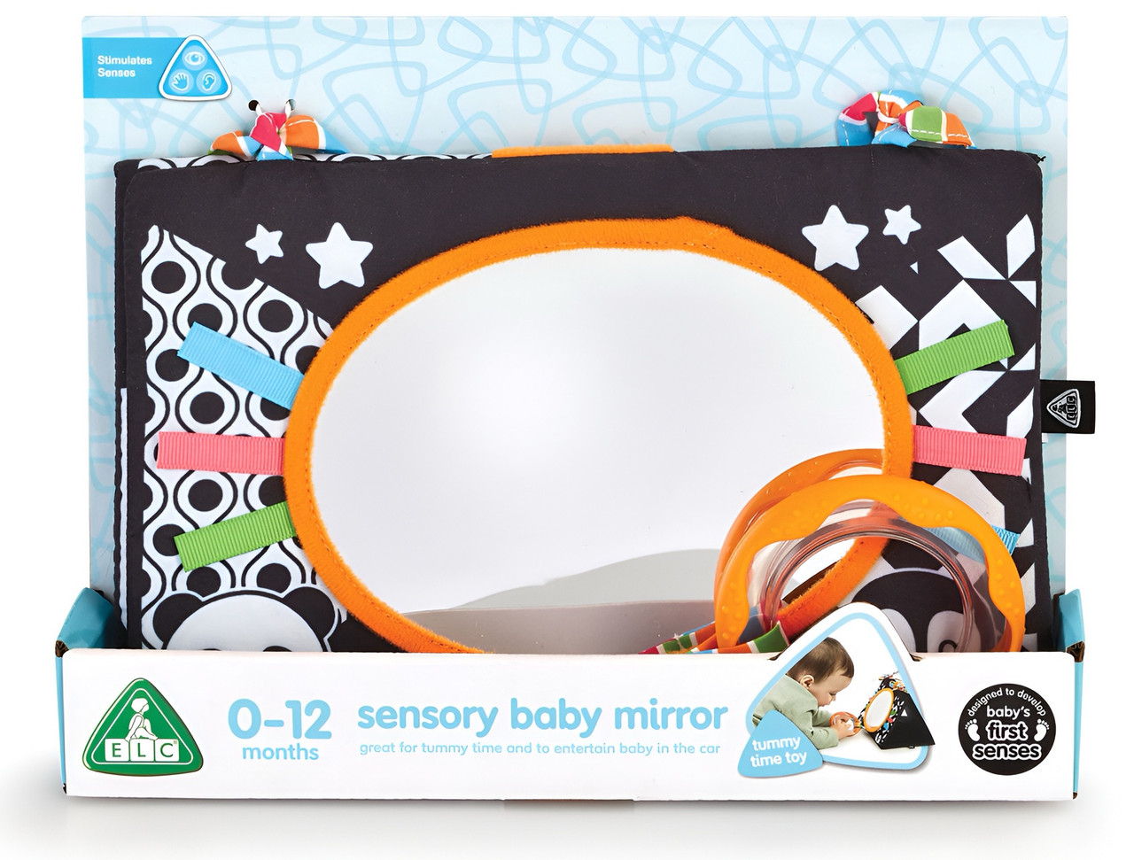 Early Learning Centre - Black & White Sensory Mirror & Travel