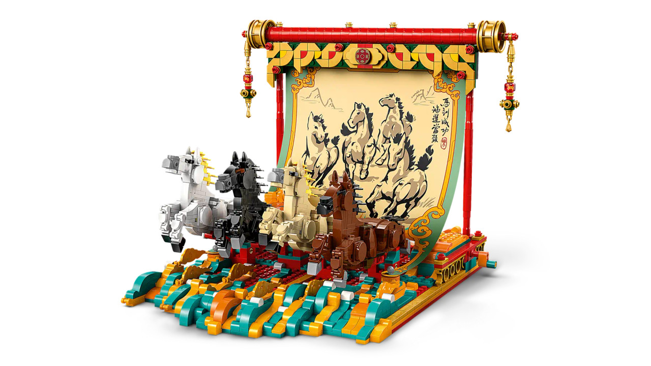 LEGO The Spring Festival Galloping Horse Canvas 80119