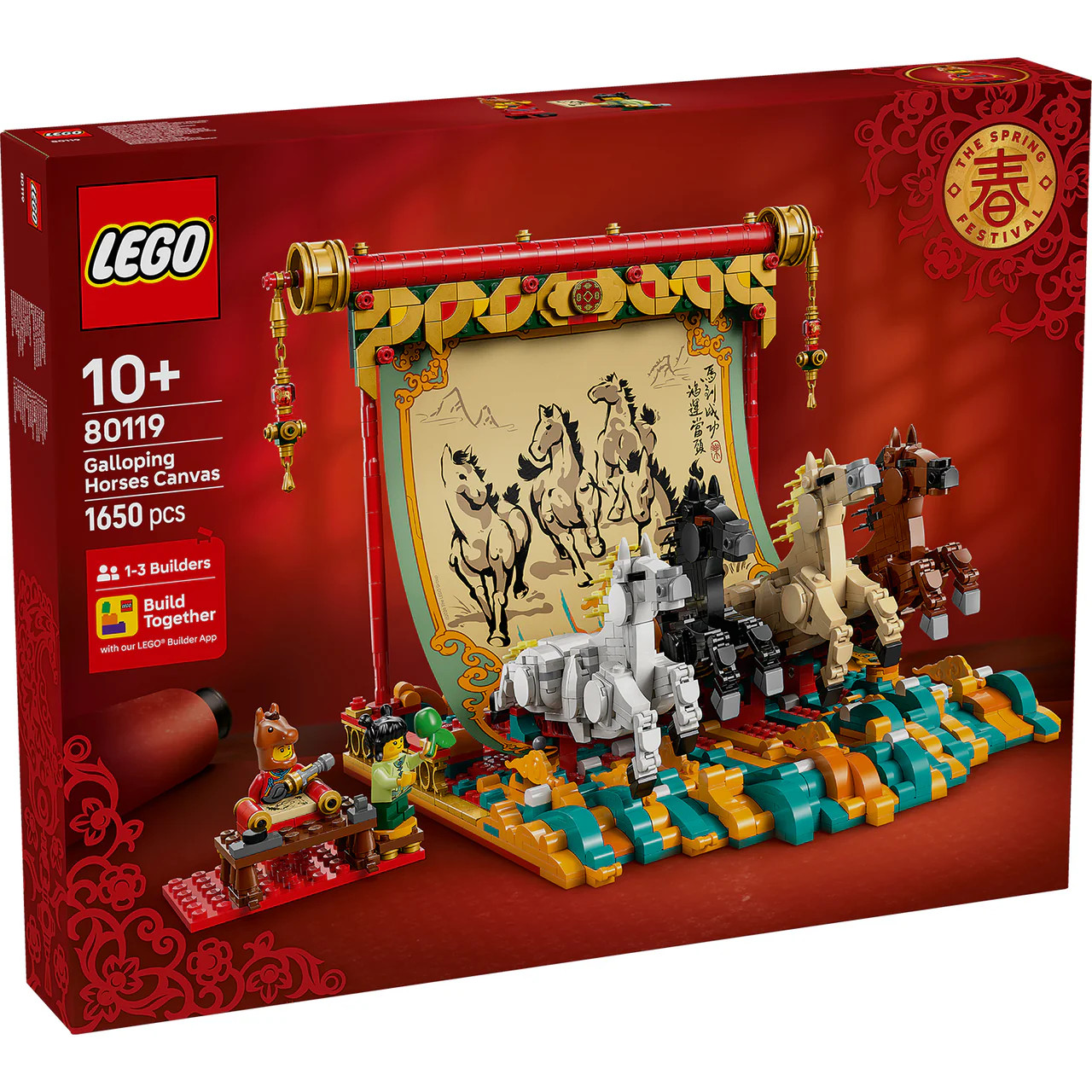 LEGO The Spring Festival Galloping Horse Canvas 80119