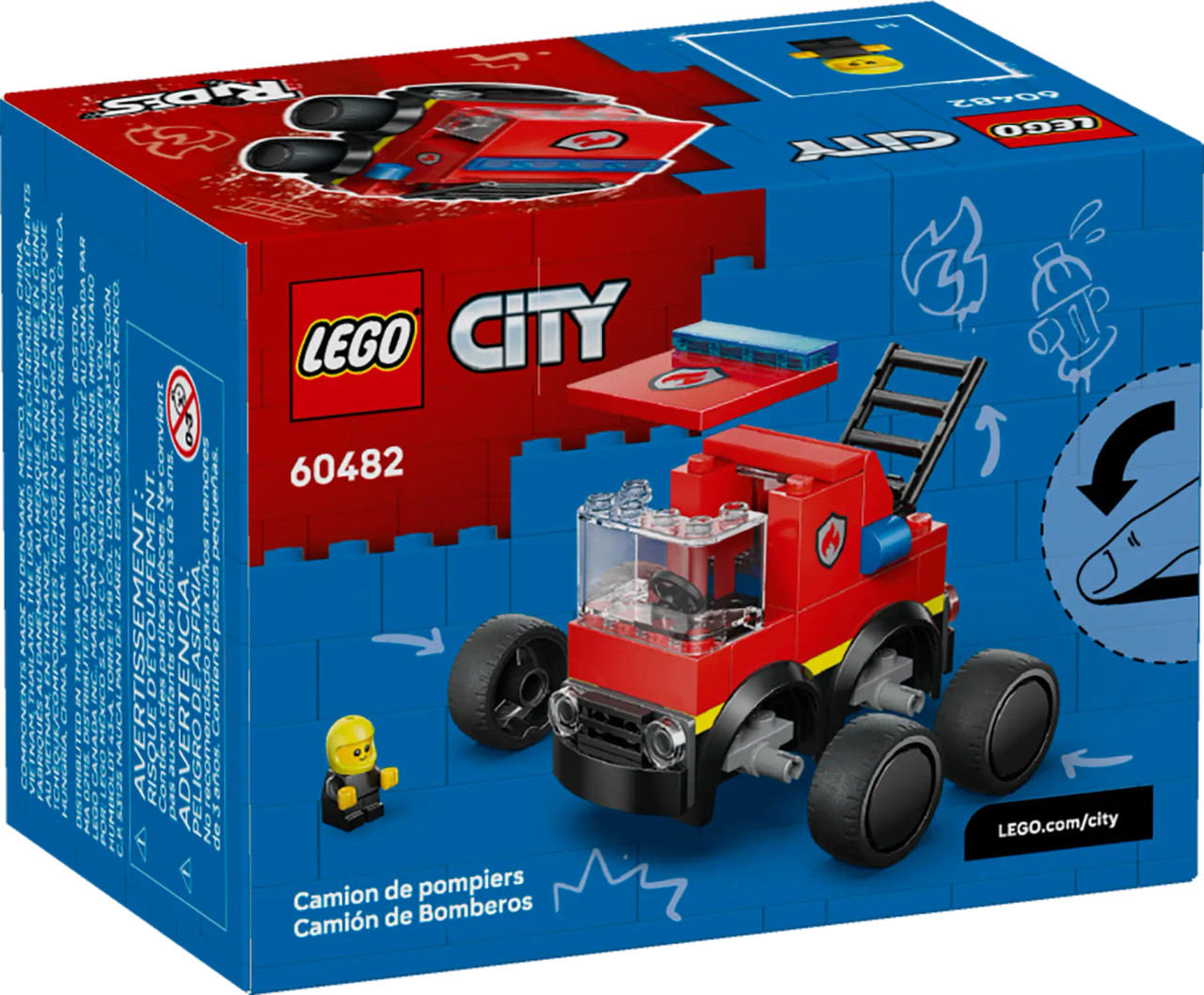 LEGO City Rides Fire Truck 60482