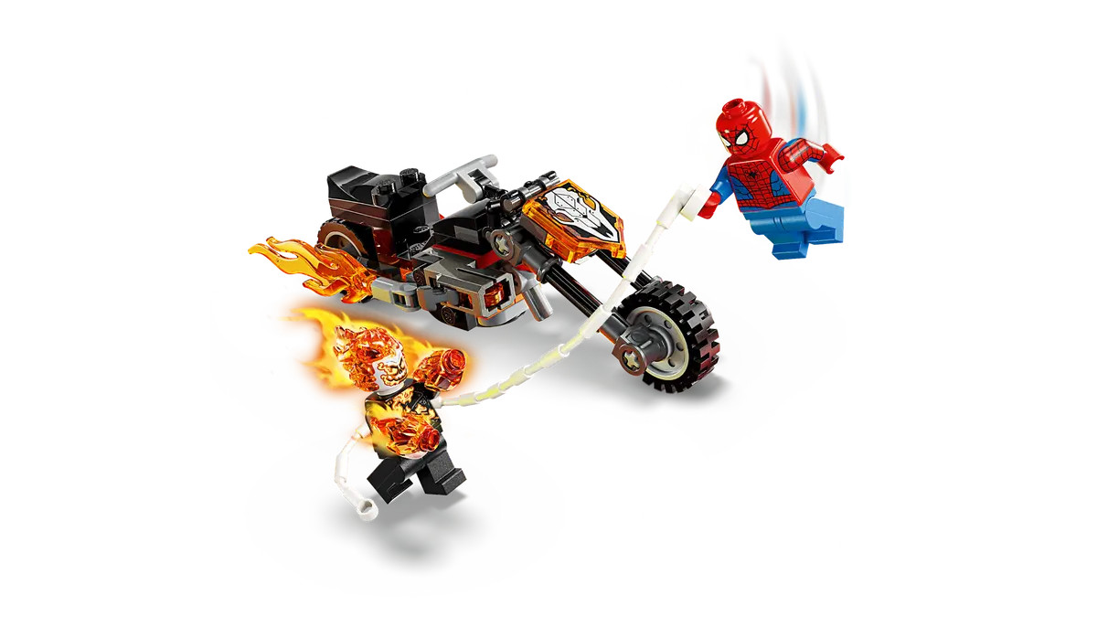 LEGO Marvel Spider-Man vs. Ghost Rider Motorcycle 76335