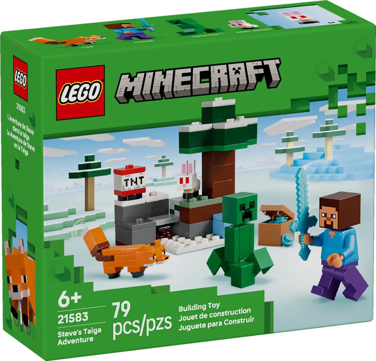 LEGO Minecraft Steve's Taiga Adventure 21583