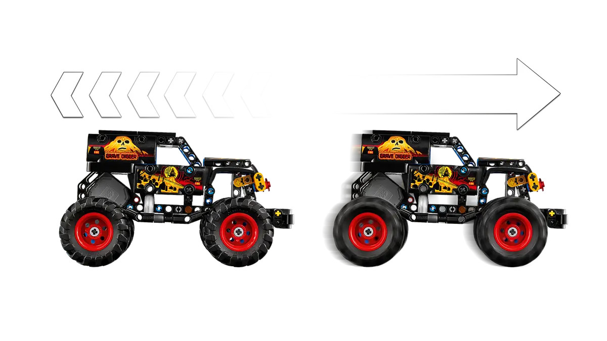 LEGO Technic Monster Jam Grave Digger Fire and Ice 42219