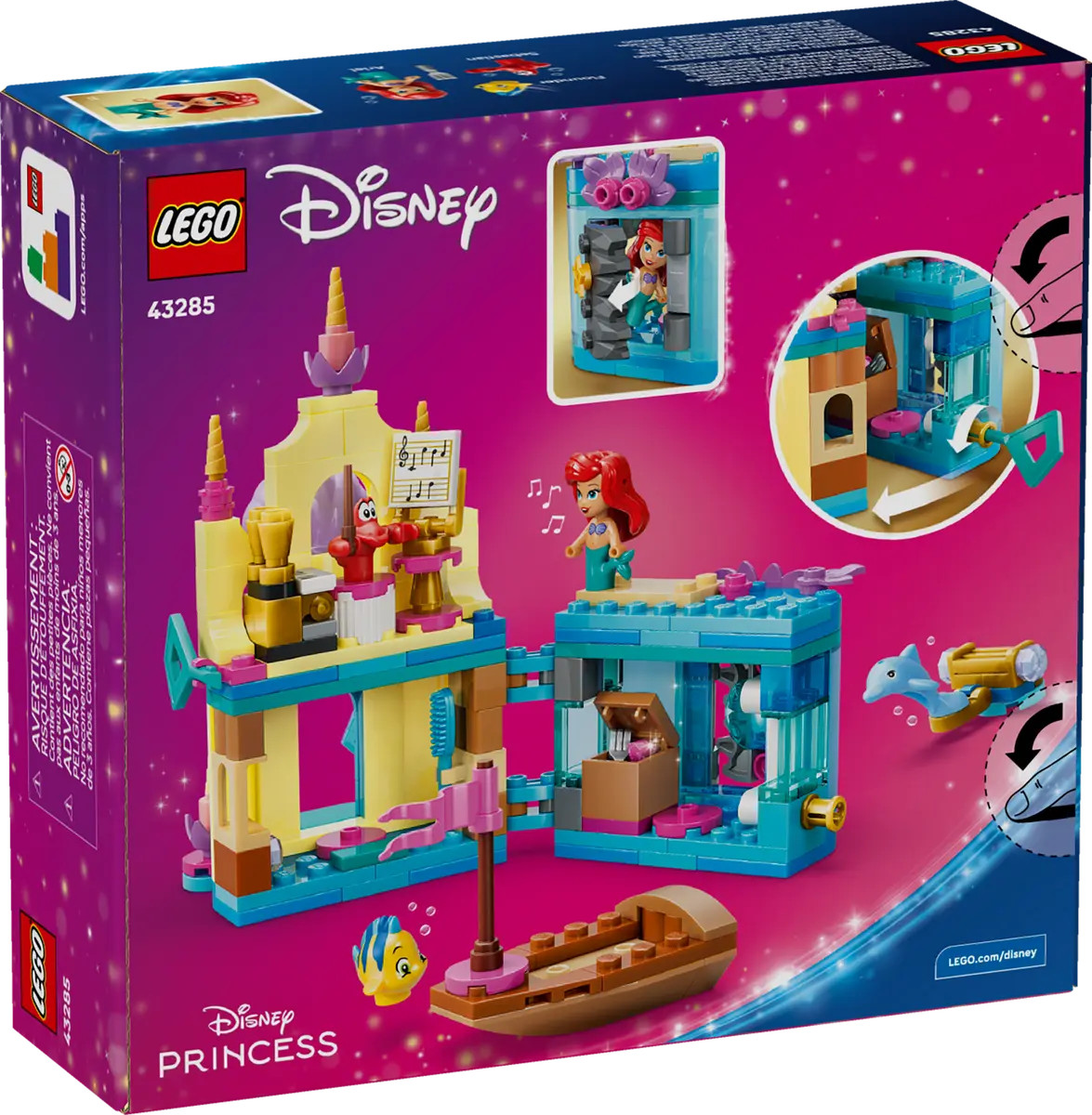LEGO Disney Ariel's Magical Mini Palace 43285