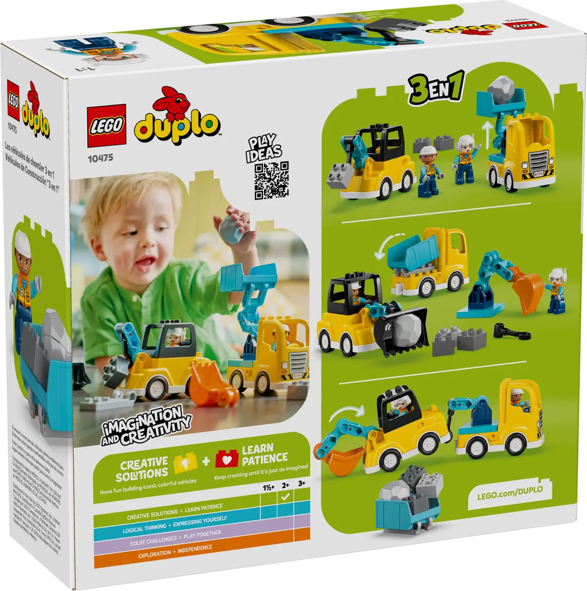 LEGO DUPLO 3 in 1 Construction Vehicles 10475