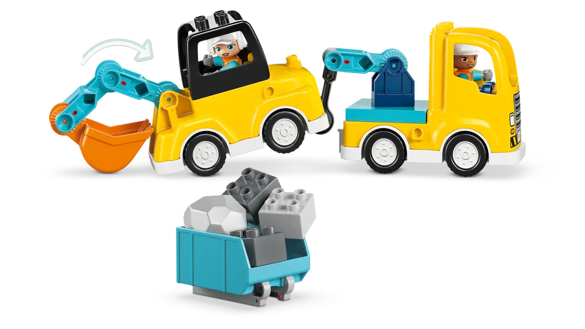 LEGO DUPLO 3 in 1 Construction Vehicles 10475