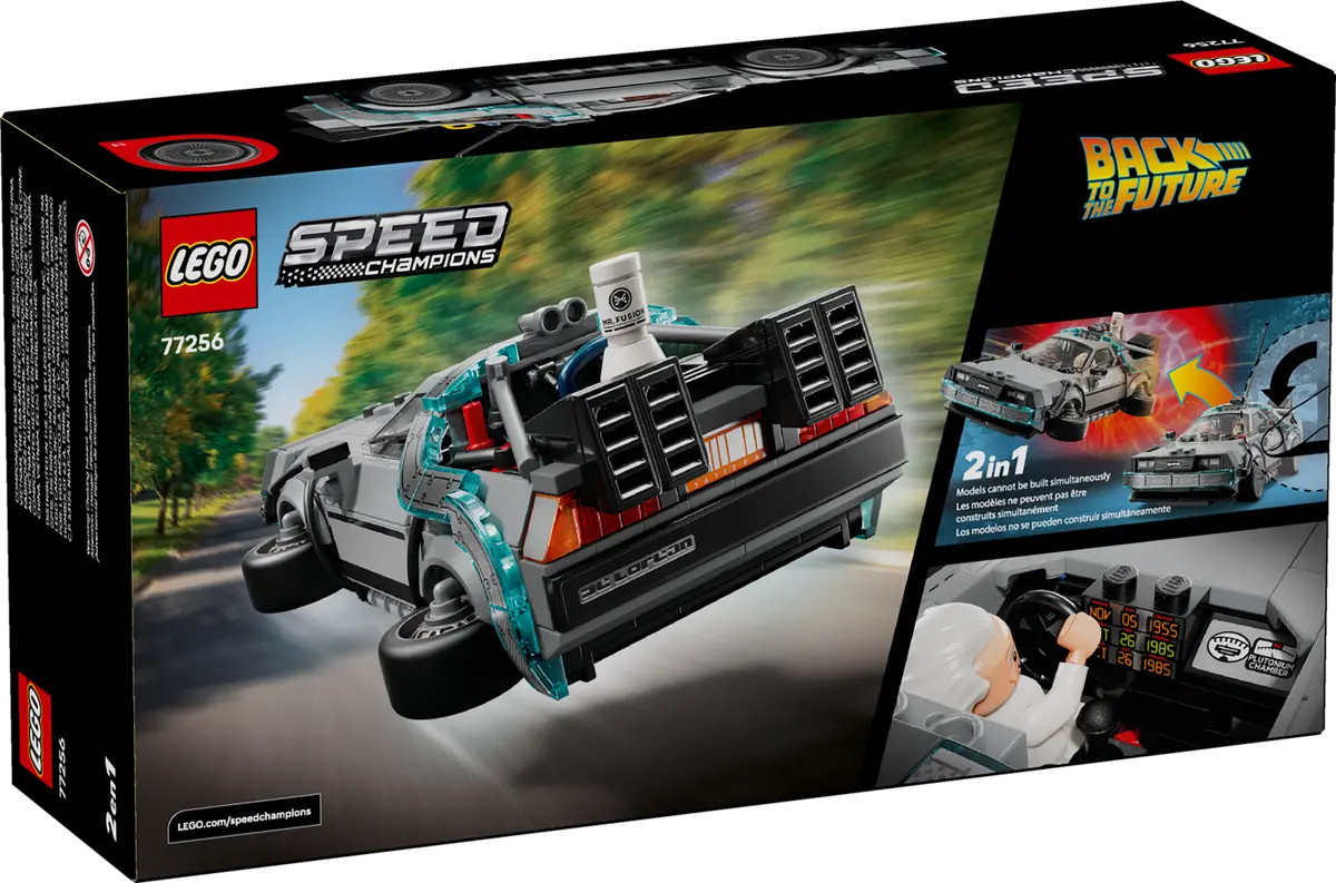 LEGO Speed Champions Time Machine from Back to the Future 77256