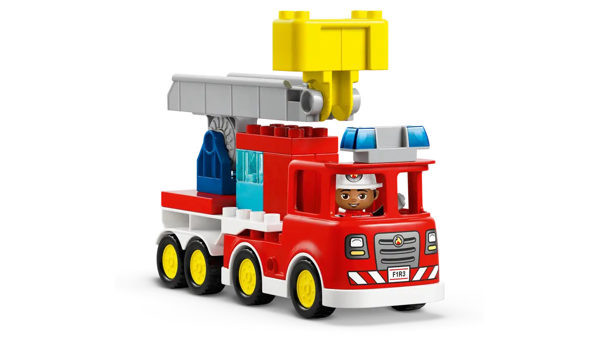 LEGO DUPLO Fire Truck with Hose and Firefighter 10473