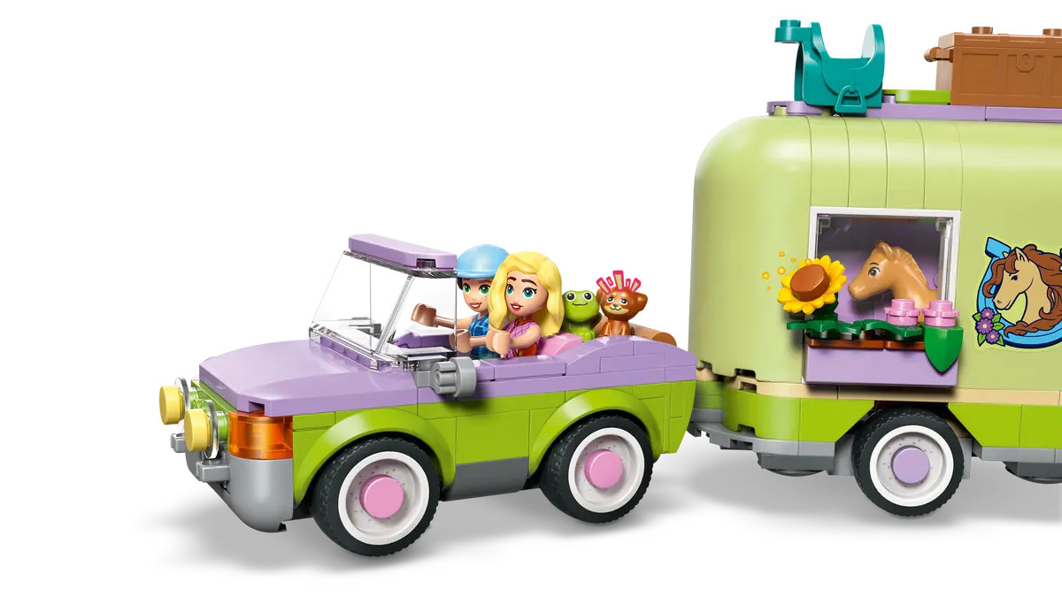 LEGO Friends Horse & Baby Foal Trailer 42695