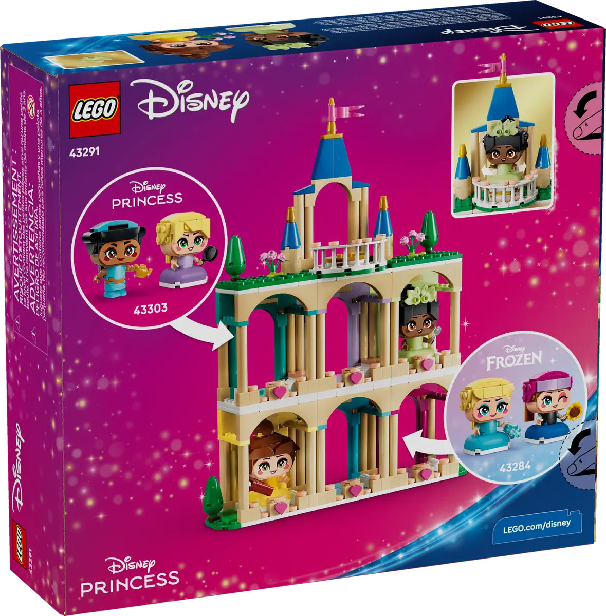 LEGO Disney Mini Belle & Tiana with Castle 43291