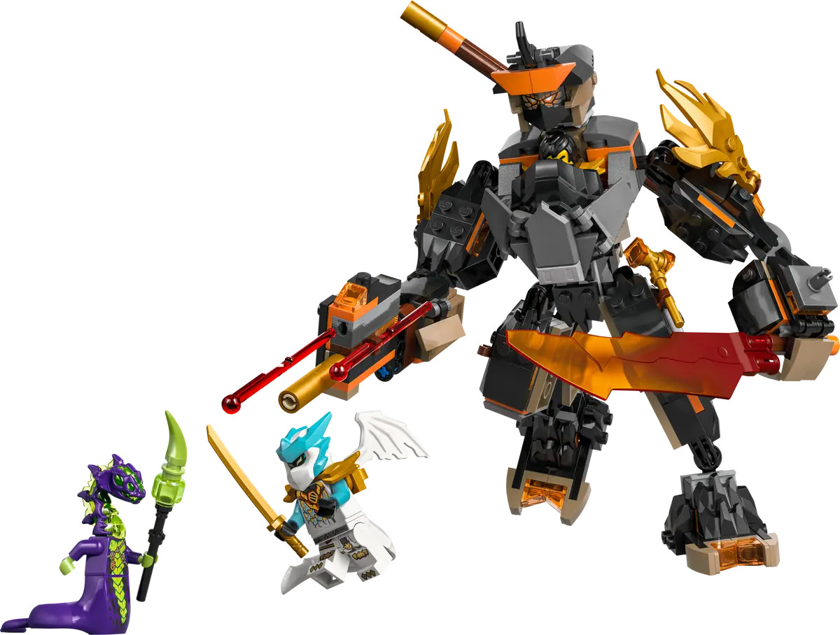 LEGO Ninjago Cole's Mission Mech & Dragon Zane 71854