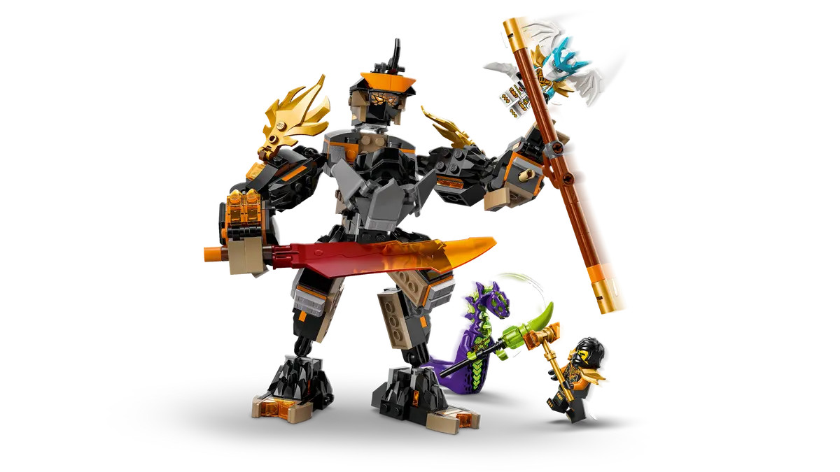 LEGO Ninjago Cole's Mission Mech & Dragon Zane 71854