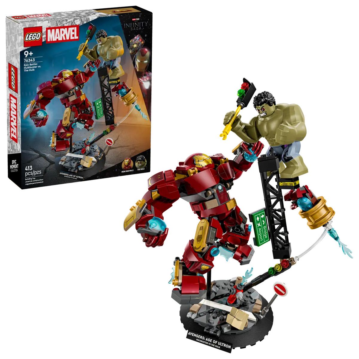 LEGO Marvel Epic Battle: Hulkbuster vs. The Hulk 76343